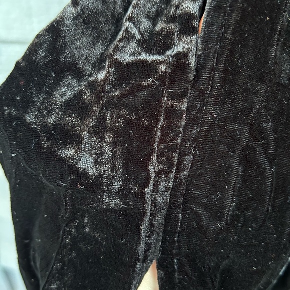 Denim and Supply Ralph Lauren Black Velvet top size L - Picture 3 of 6
